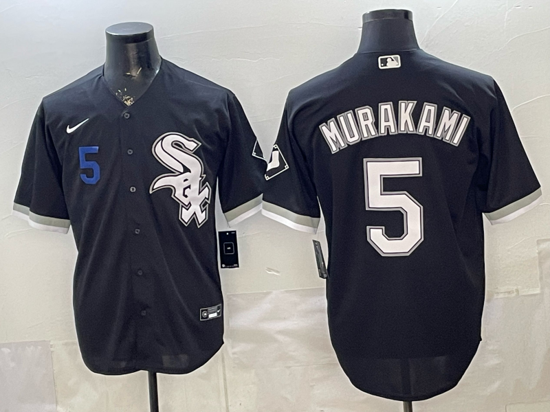 2026 Men Nike Chicago White Sox #5 Murakami black MLB Jersey 0410001->chicago white sox->MLB Jersey